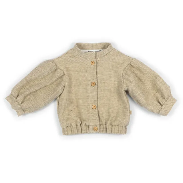 bamboom-giacca-bimba-mustard-270-cotone-e-canapa image 1