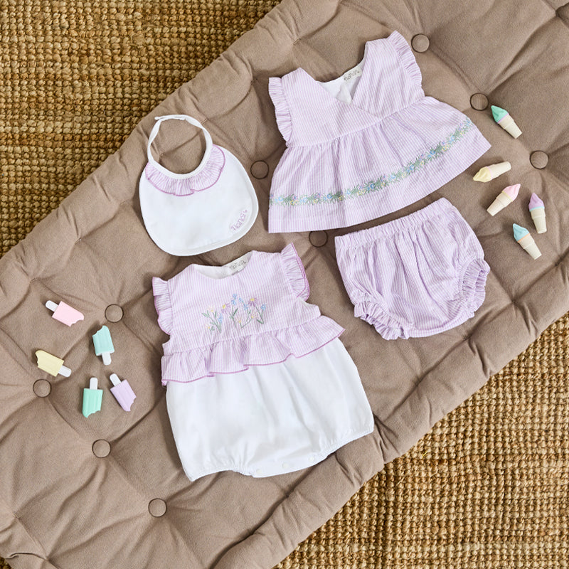 nanan-abito-lilla-a-righe-con-culotte-e-maniche-volant image 5