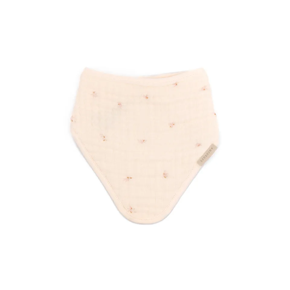 bamboom-bib-triangle-bavaglino-triangolare-nuvola-olives-pink-414 image 1