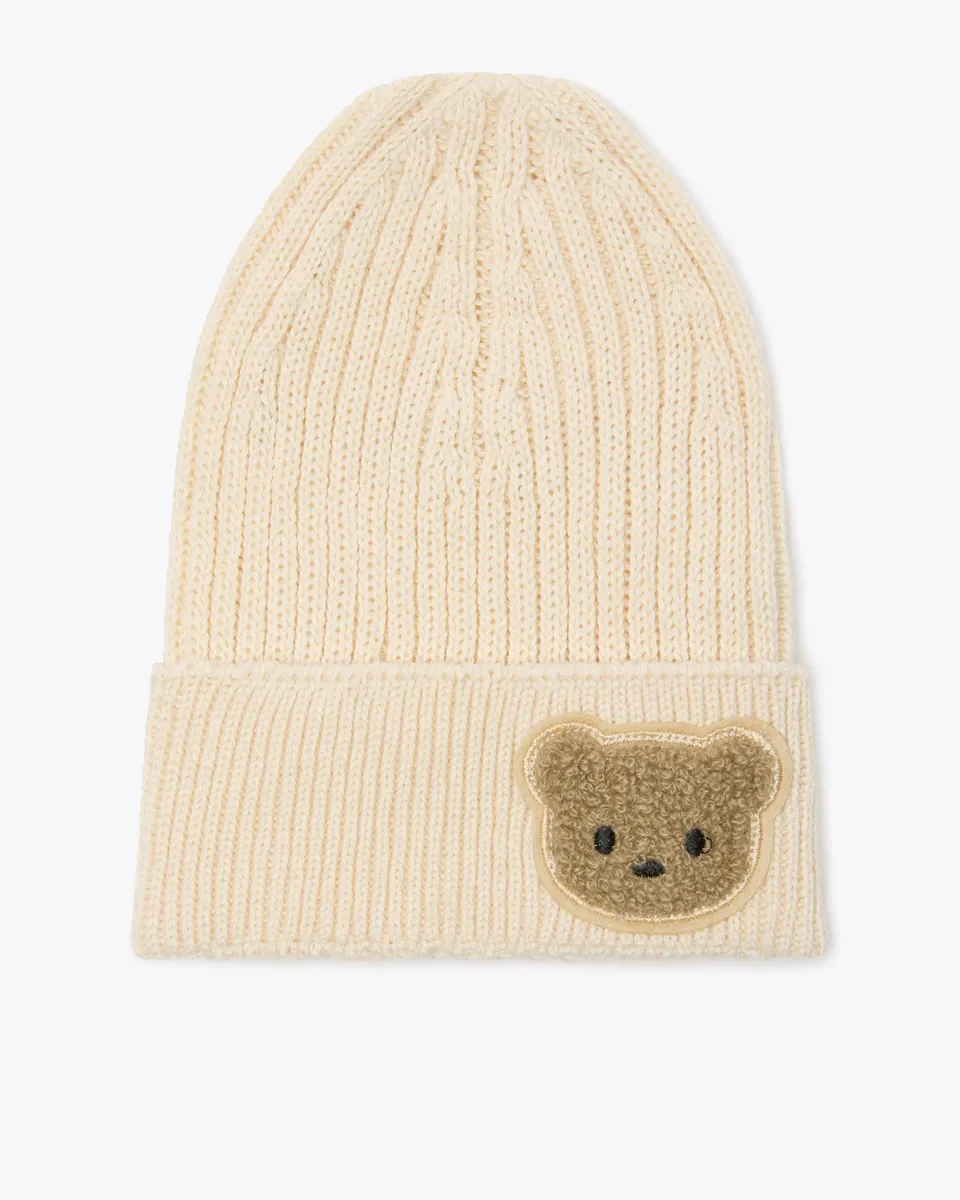 nanan-cappello-beige-in-filo-con-applicazione-tato image 1