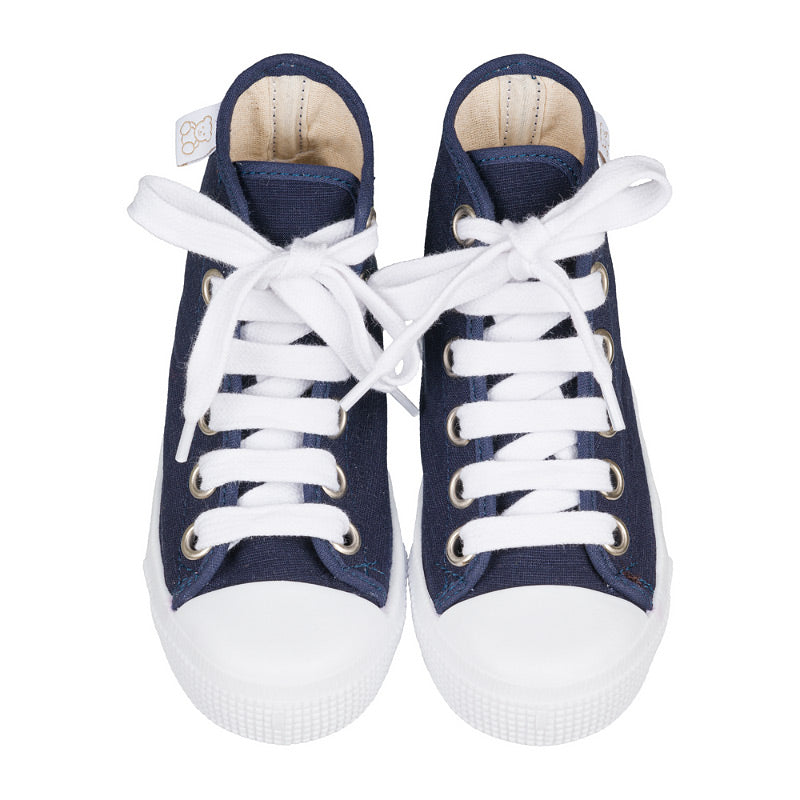 nanan-sneakers-alta-bimbo-tinta-unita image 3