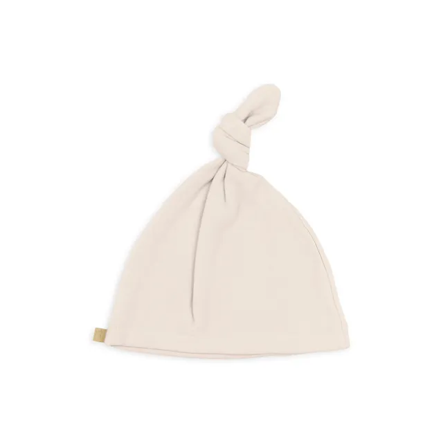 bamboom-cappellino-neonato-con-nodo-pure-warm-white-128 image 1