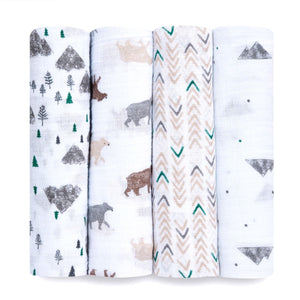 aden-anais-essentials-swaddle-briar-rose-mussola-4pz image 2