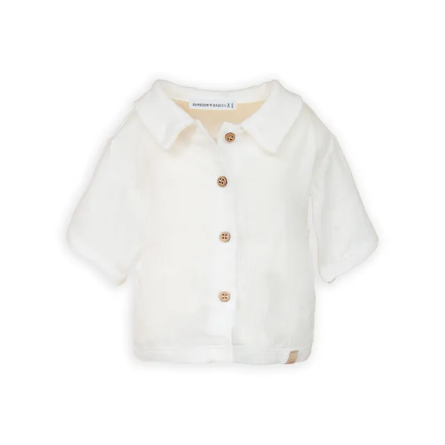 bamboom-camicia-maniche-corte-offwhite-111 image 1