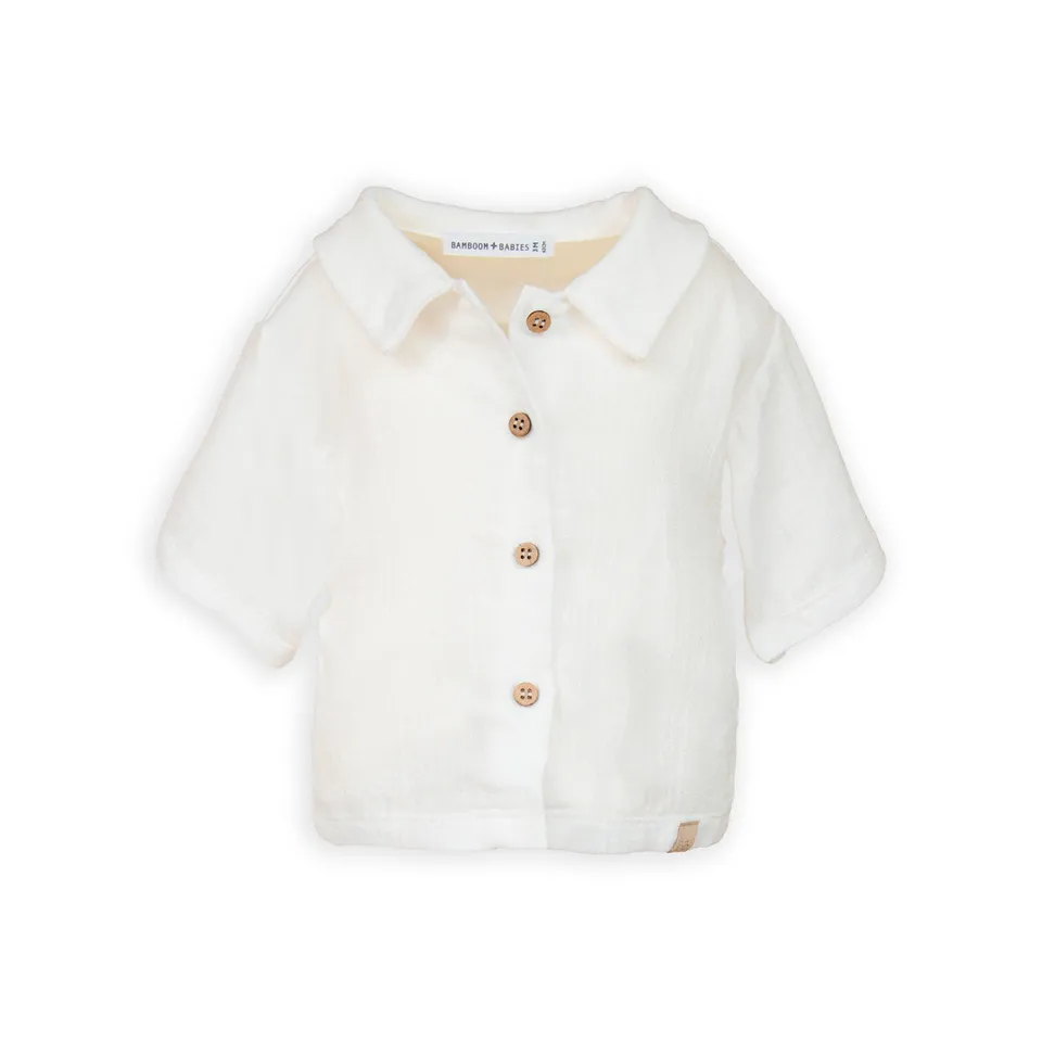 bamboom-camicia-maniche-corte-offwhite-111 image 1