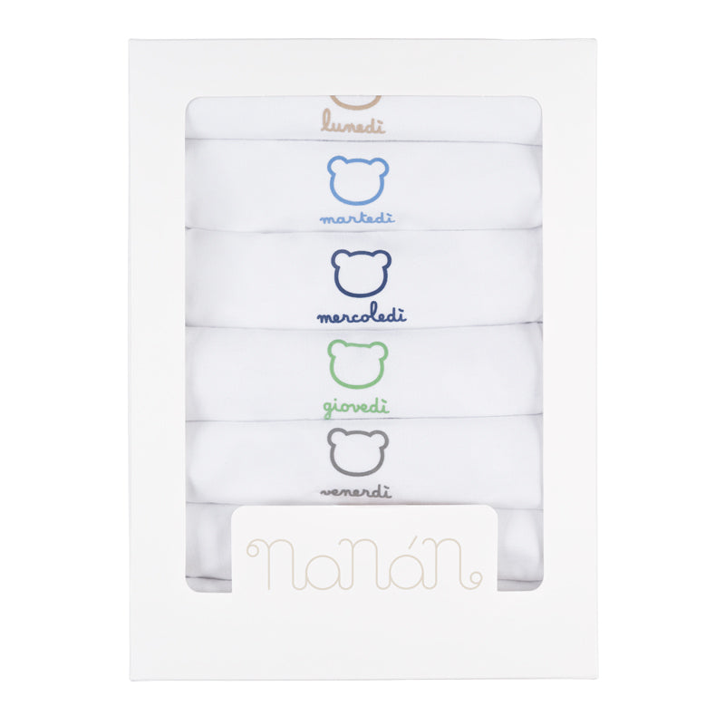 nanan-scatola-body-della-settimana-set-7-body-neonato-idea-regalo image 3
