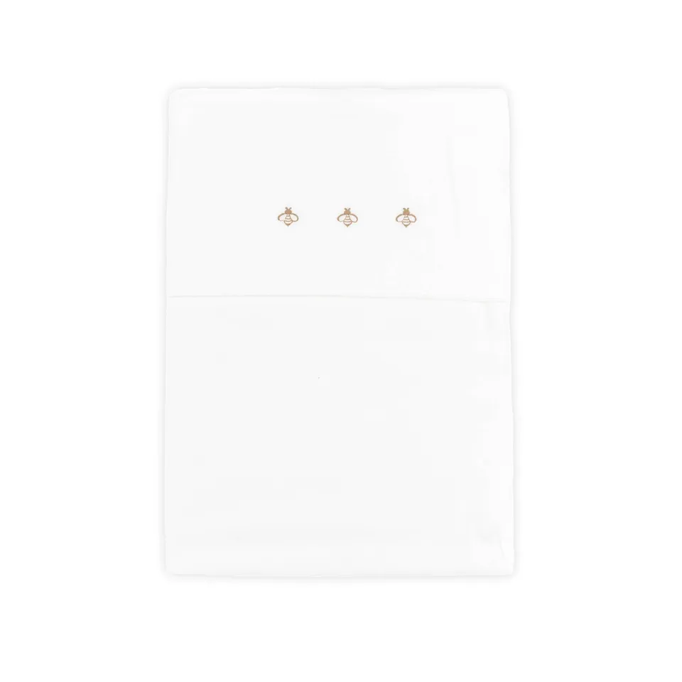 bamboom-lenzuolino-bees-culla-bianco-01 image 1