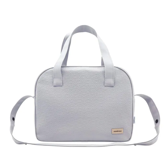 cambrass-prome-luxy-borsa-maternit-grigio-18x44x33-cm image 1